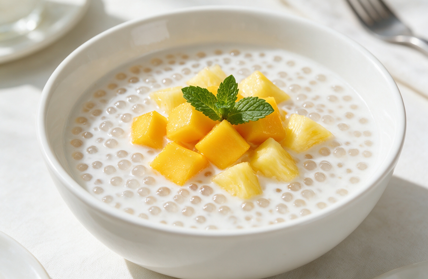 Coconut Milk Tapioca Pudding with Sago e-Recipe