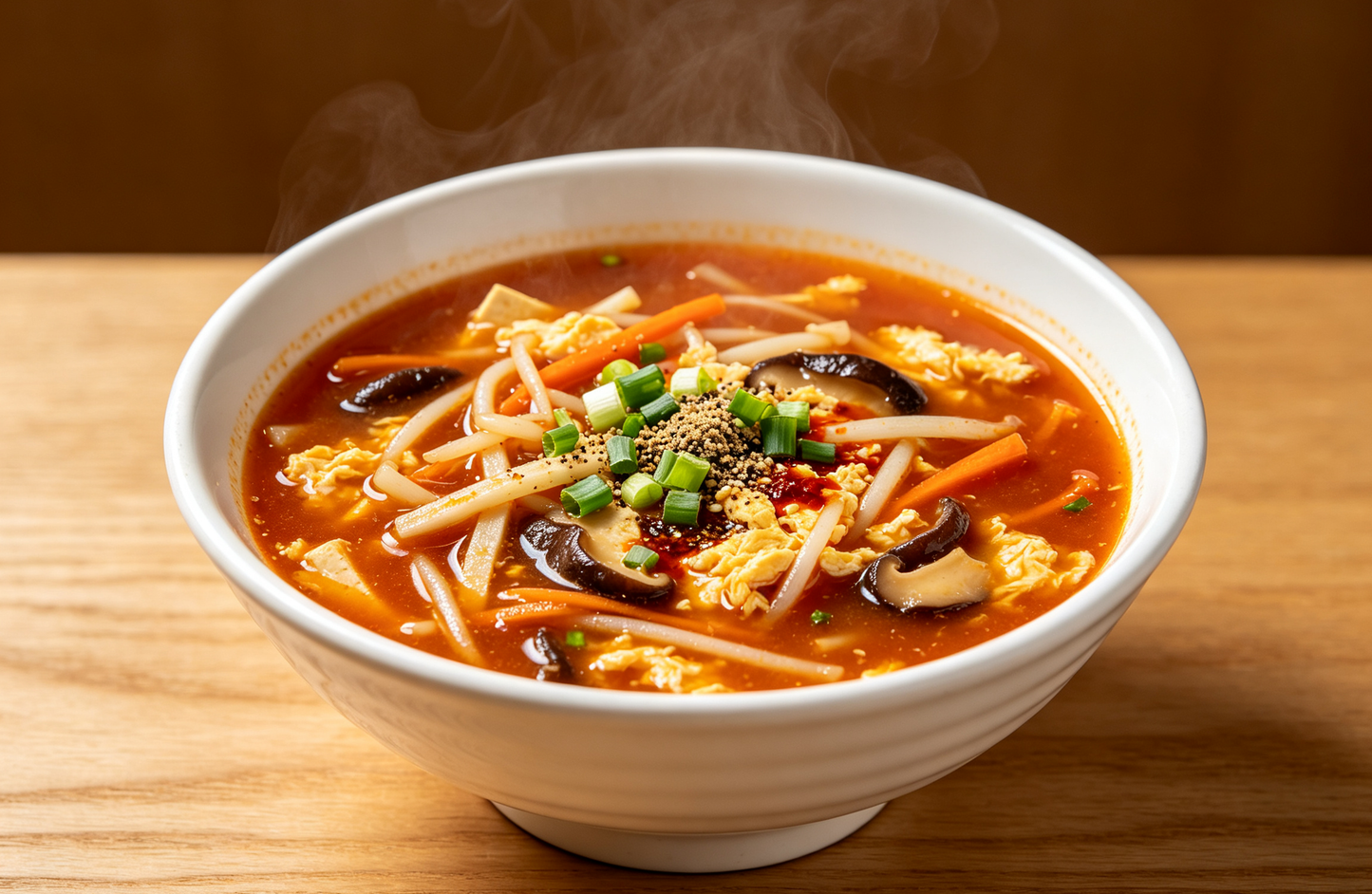 Quick Hot & Sour Soup e-Recipe