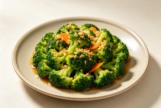Garlic Stir-fried Broccoli e-Recipe