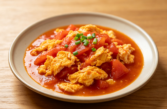 Tomato Egg Stir-fry e-Recipe