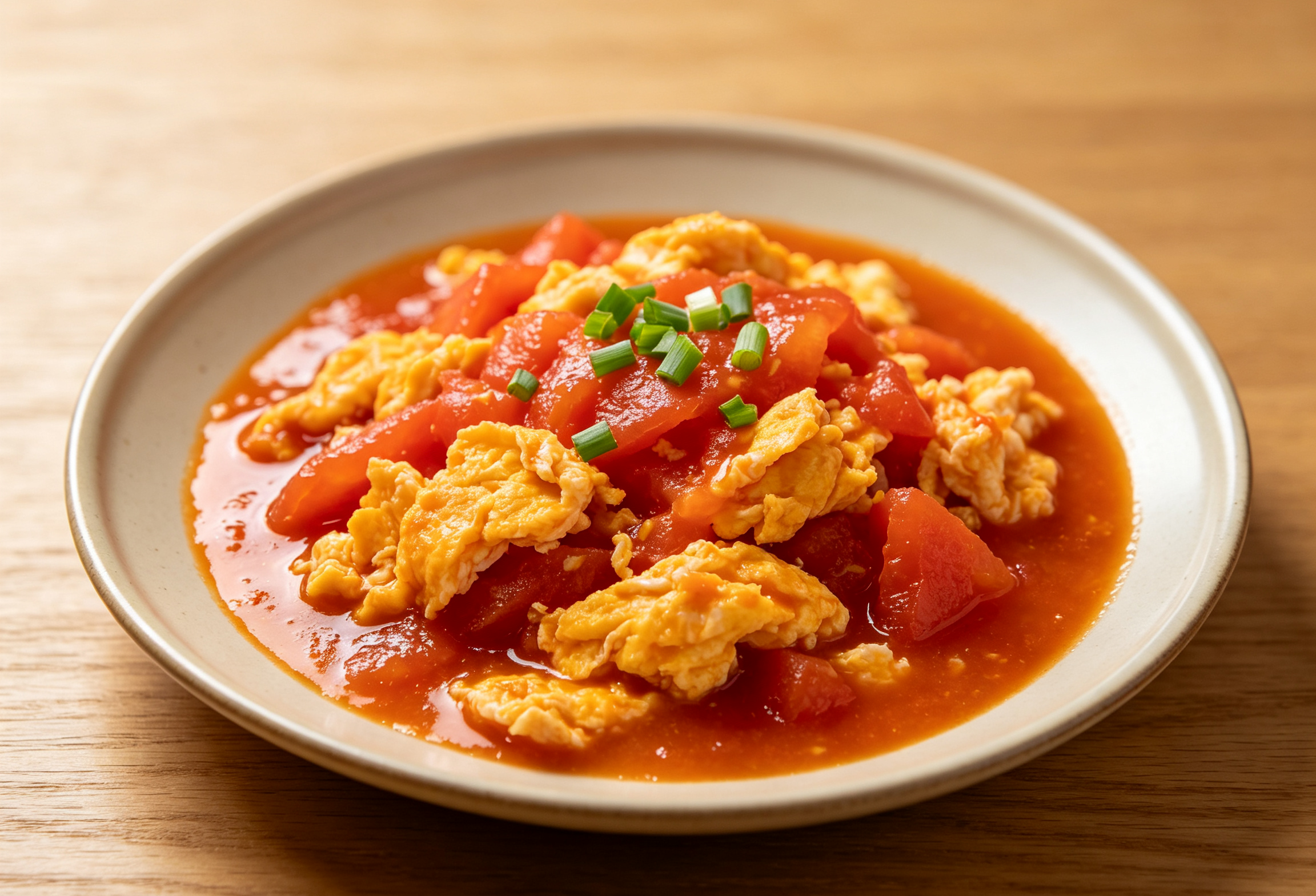 Tomato Egg Stir-fry e-Recipe
