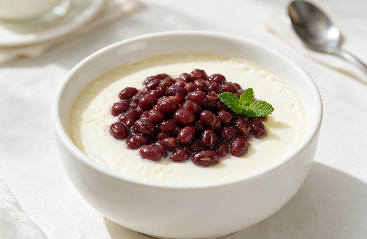 Red Bean Double-Skin Milk e-Recipe