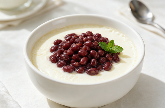 Red Bean Double-Skin Milk e-Recipe